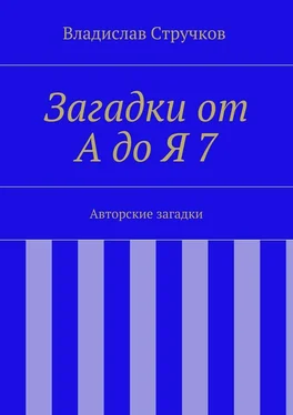 Владислав Стручков Загадки от А до Я 7. Авторские загадки обложка книги