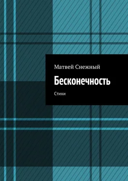 Матвей Снежный Бесконечность. Стихи обложка книги