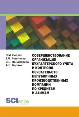 Татьяна Рогуленко Совершенствование организации бухгалтерского учета и контроля обязательств непубличных производственных компаний по кредитам и займам обложка книги