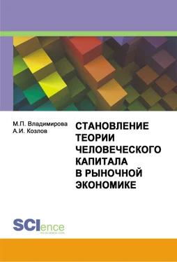 Александр Козлов Становление теории человеческого капитала в рыночной экономике обложка книги