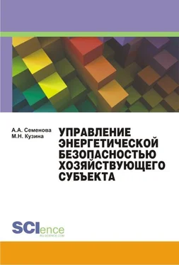 Алла Семенова Управление энергетической безопасностью хозяйствующего субъекта. Учебно-методическое пособие обложка книги