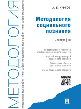 Алексей Курлов Методология социального познания. Монография обложка книги