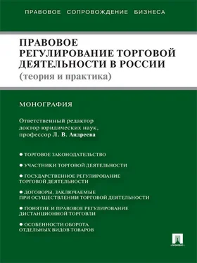 Коллектив авторов Правовое регулирование торговой деятельности в России (теория и практика) обложка книги