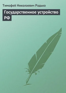 Тимофей Радько Государственное устройство РФ обложка книги