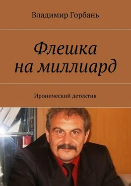 Владимир Горбань Флешка на миллиард. Иронический детектив обложка книги