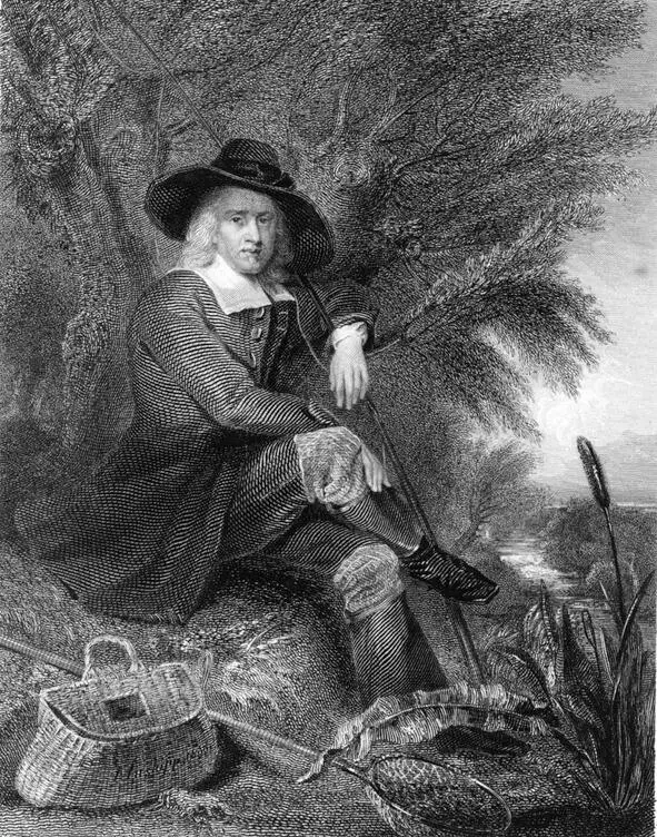 Исаак Уолтон 1658 Гравюра Генри Робинсона по рисунку Джеймса Инскиппипинкса - фото 1