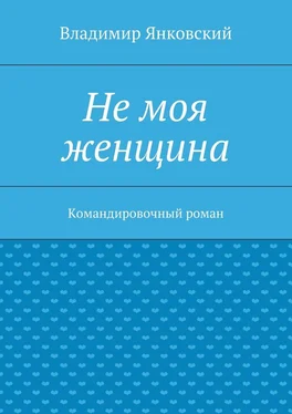 Владимир Янковский Не моя женщина. Командировочный роман обложка книги