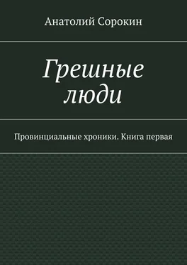 Анатолий Сорокин Грешные люди. Провинциальные хроники. Книга первая обложка книги