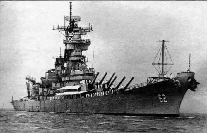 Линейный корабль НьюДжерси ВВ 62 Заводстроитель New York Navy Yard - фото 61