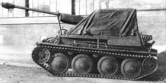 Истребитель танков SdKfz139 Мардер III с боевым отделением накрытым - фото 19