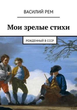 Василий Рем Мои зрелые стихи. Рожденный в СССР обложка книги