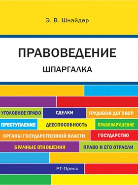 Э. Шнайдер Правоведение. Шпаргалка. Учебное пособие обложка книги