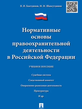 Марат Шамсутдинов Нормативные основы правоохранительной деятельности в Российской Федерации. Учебное пособие обложка книги