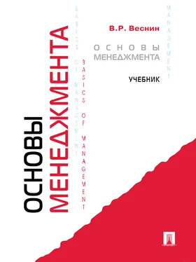 Владимир Веснин Основы менеджмента обложка книги