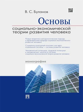 Вячеслав Буланов Основы социально-экономической теории развития человека. Монография обложка книги