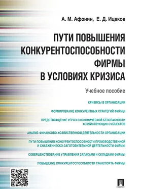 Евгений Ицаков Пути повышения конкурентоспособности фирмы в условиях кризиса. Учебное пособие обложка книги