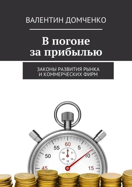 Валентин Домченко В погоне за прибылью. Законы развития рынка и коммерческих фирм обложка книги