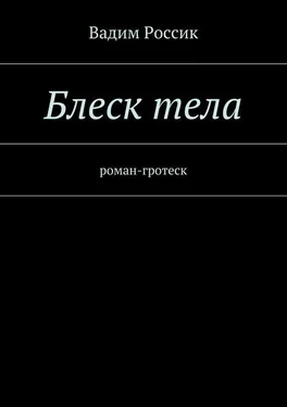 Вадим Россик Блеск тела. роман-гротеск обложка книги