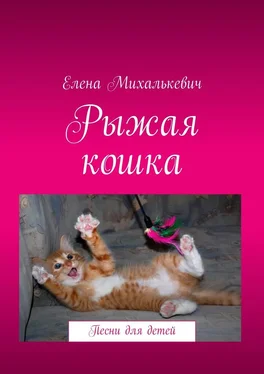 Елена Михалькевич Рыжая кошка. Песни для детей обложка книги