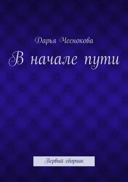 Дарья Чеснокова В начале пути. Первый сборник обложка книги