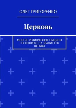 Олег Григоренко Церковь. Многие религиозные общины претендуют на звание Его Церкви обложка книги