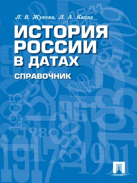 Леонид Кацва История России в датах. Справочник обложка книги