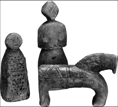 Рис 3 Куклыпанки конь Архангельская губерния Конец XIX начало XX в - фото 3