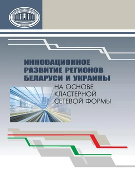 Коллектив авторов Инновационное развитие регионов Беларуси и Украины на основе кластерной сетевой формы обложка книги