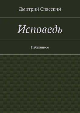 Дмитрий Спасский Исповедь. Избранное обложка книги