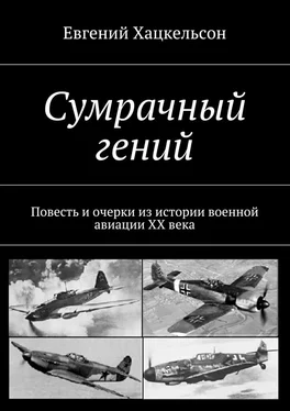 Евгений Хацкельсон Сумрачный гений. Повесть и очерки из истории военной авиации XX века обложка книги