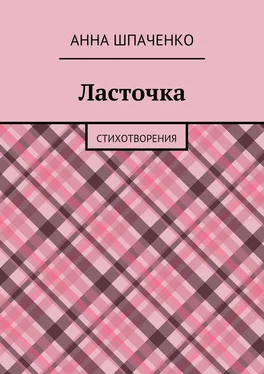 Анна Шпаченко Ласточка. Стихотворения обложка книги