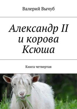 Валерий Вычуб Александр II и корова Ксюша. Книга четвертая обложка книги