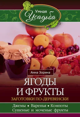 Анна Зорина Ягоды и фрукты. Заготовки по-деревенски обложка книги