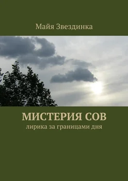 Майя Звездинка Мистерия сов. Лирика за границами дня обложка книги