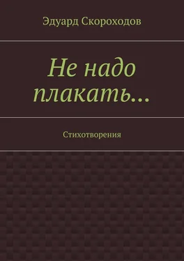 Эдуард Скороходов Не надо плакать… Стихотворения обложка книги