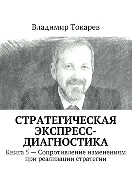 Владимир Токарев Стратегическая экспресс-диагностика. Книга 5 – Сопротивление изменениям при реализации стратегии обложка книги