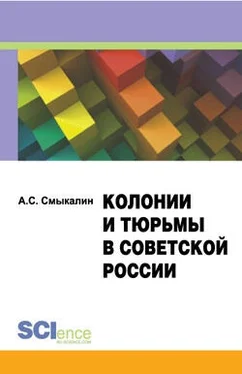 Александр Смыкалин Колонии и тюрьмы в советской России. Монография обложка книги