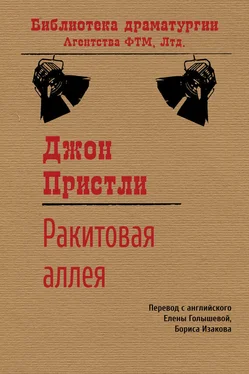 Джон Пристли Ракитовая аллея обложка книги