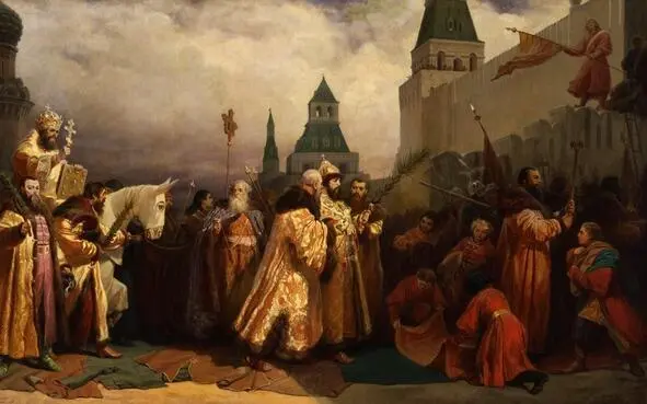 Шварц В Г Вербное воскресенье в Москве во времена царя Алексея Михайловича - фото 14