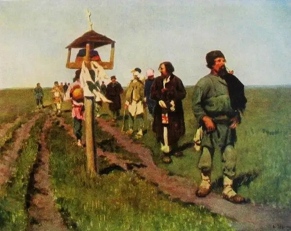 Иванов С В Переселенцы Ходоки 1886 г С утра у Царя голова без идей - фото 15
