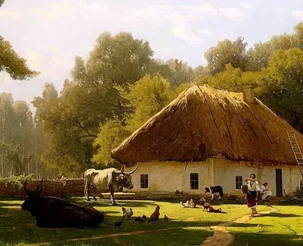 Орловский В Д Весенний день на Украине фрагмент 1882 г Взгляд Царя - фото 23
