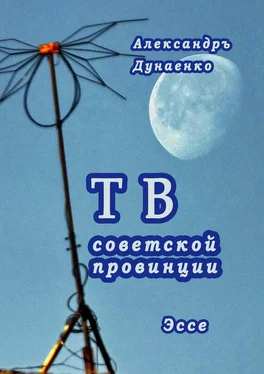 Александръ Дунаенко ТВ советской провинции обложка книги