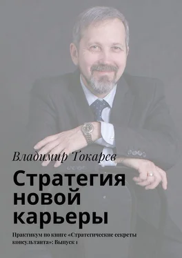 Владимир Токарев Стратегия новой карьеры. Практикум по книге «Стратегические секреты консультанта»: Выпуск 1 обложка книги