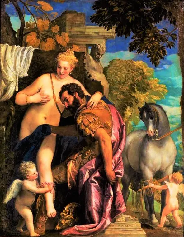 Паоло Веронезе Марс и Венера связанные любовью 1570 г Я не хочу но - фото 1