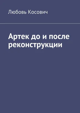 Любовь Косович Артек до и после реконструкции обложка книги