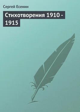 Сергей Есенин Стихотворения 1910 - 1915 обложка книги