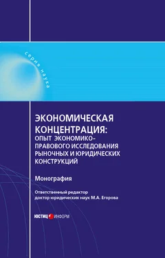 Д. Петров Экономическая концентрация. Опыт экономико-правового исследования рыночных и юридических конструкций. Монография обложка книги