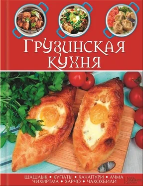 Сборник рецептов Грузинская кухня обложка книги