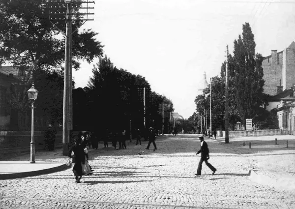 Золотоворотская улица вид от угла Ярославова Вала 1900е годы Ярославов - фото 10
