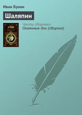 Иван Бунин Шаляпин обложка книги